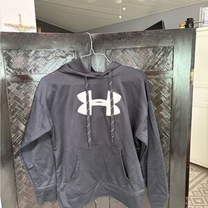 Under Armour Black Performance Sweater with Quarter-Zip